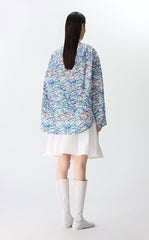 Shirt / JNBY Abstract Acrylic Lines Oversize Cotton Shirt