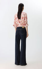 Shirt / JNBY Anemone Print Oversized Shirt