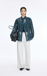 Shirt / JNBY Artistic Flocked Texture Shirt