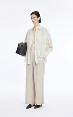 Shirt / JNBY Artistic Flocked Texture Shirt