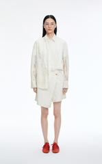 Shirt / JNBY Artistic Flocked Texture Shirt