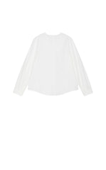 Shirt / JNBY Cotton Silk V-Neck Long Sleeve Top