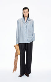 Shirt / JNBY Cupro Relaxed Stripe Shirt