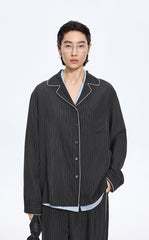 Shirt / JNBY Cupro Relaxed Stripe Shirt