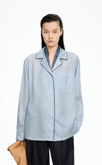 Shirt / JNBY Cupro Relaxed Stripe Shirt