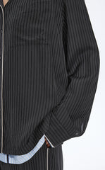 Shirt / JNBY Cupro Relaxed Stripe Shirt