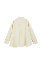 Shirt / JNBY Drawstring Oversized Hemp Shirt