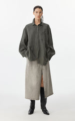 Shirt / JNBY Drawstring Oversized Hemp Shirt