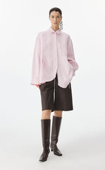 Shirt / JNBY Drawstring Oversized Hemp Shirt