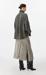 Shirt / JNBY Drawstring Oversized Hemp Shirt