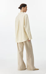 Shirt / JNBY Drawstring Oversized Hemp Shirt