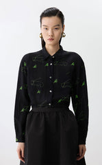 Shirt / JNBY Eco Embroidered Linen Shirt