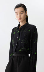 Shirt / JNBY Eco Embroidered Linen Shirt