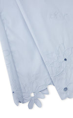 Shirt / JNBY Floral Cutwork Sleeveless Cotton Shirt