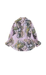 Shirt / JNBY Floral Knot-Draped Corduroy Shirt