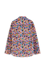 Shirt / JNBY Futuristic Floral Print Cotton Shirt
