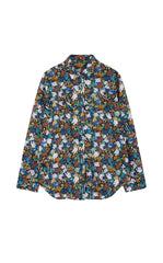 Shirt / JNBY Futuristic Floral Print Cotton Shirt