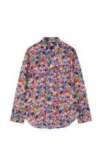 Shirt / JNBY Futuristic Floral Print Cotton Shirt