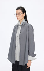 Shirt / JNBY Italian Jacquard Cotton Oversized Shirt