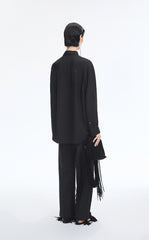 Shirt / JNBY Jacquard Fringe Oversized Shirt