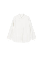 Shirt / JNBY Jacquard Fringe Oversized Shirt