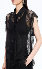Shirt / JNBY Lace Sleeveless Shirt