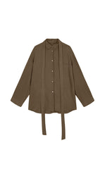 Shirt / JNBY Luxe Brushed Long-Sleeve Shirt