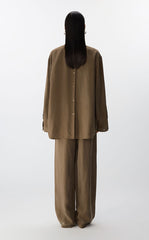 Shirt / JNBY Luxe Brushed Long-Sleeve Shirt