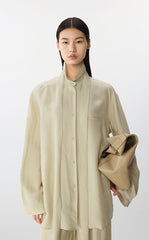 Shirt / JNBY Luxe Brushed Long-Sleeve Shirt