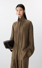 Shirt / JNBY Luxe Brushed Long-Sleeve Shirt