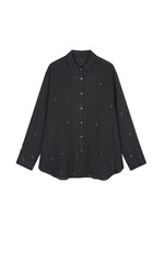 Shirt / JNBY Metallic Embellished Cupro Oversized Shirt