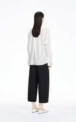 Shirt / JNBY Oversize Cotton-Silk Dolman Sleeve Top