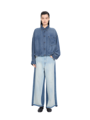 Shirt / JNBY Oversized Batwing Sleeves Lyocell Shirt