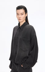 Shirt / JNBY Oversized Batwing Sleeves Lyocell Shirt