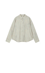 Shirt / JNBY Oversized Floral Print Cotton Shirt