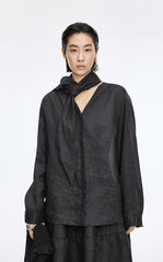 Shirt / JNBY Oversized Linen Long Sleeve Shirt