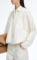 Shirt / JNBY Oversized Shirt with Adjustable Drawstring