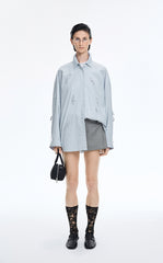 Shirt / JNBY Oversized Stripe Floral Shirt