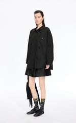 Shirt / JNBY Oversized Stripe Floral Shirt