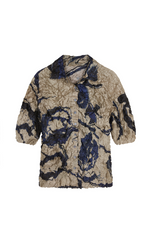 Shirt / JNBY Pleated Floral Slim-Fit Shirt