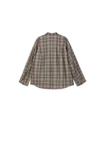 Shirt / JNBY Relaxed Linen Plaid Shirt