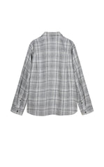 Shirt / JNBY Relaxed Linen Plaid Shirt