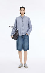 Shirt / JNBY Relaxed Modern Check Shirt