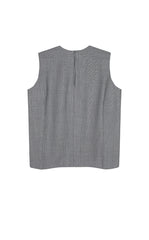 Shirt / JNBY Round Neck Sleeveless Zip-Back Top