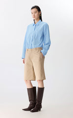 Shirt / JNBY Striped Cotton Long Sleeve Shirt