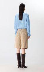 Shirt / JNBY Striped Cotton Long Sleeve Shirt