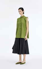 Shirt / JNBY Textured Modal Sleeveless Shirt