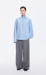 Shirt / JNBY Textured Oversized Long Sleeve Shirt