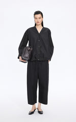 Shirt / JNBY V-Neck Poplin Oversized Shirt