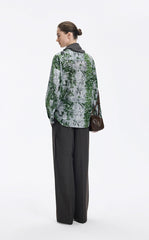 Shirt / JNBY Cotton Silk Oversized Printed Shirt